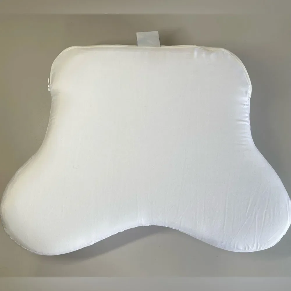 Premium White Contour Neck Pillow - Supportive Home Bedding Pillow